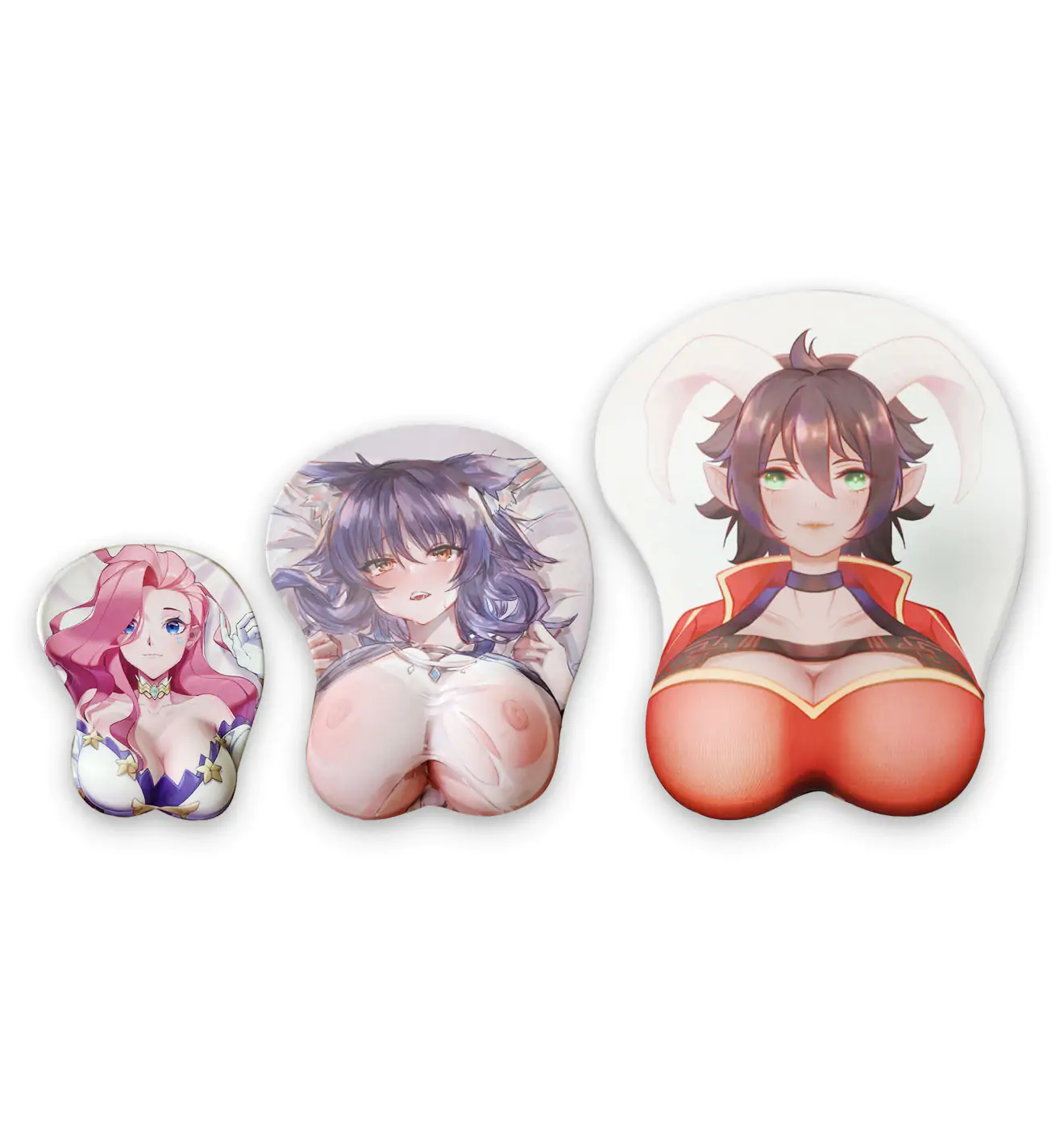 red life size oppai mousepad 2056 - Boobie Mouse Pad